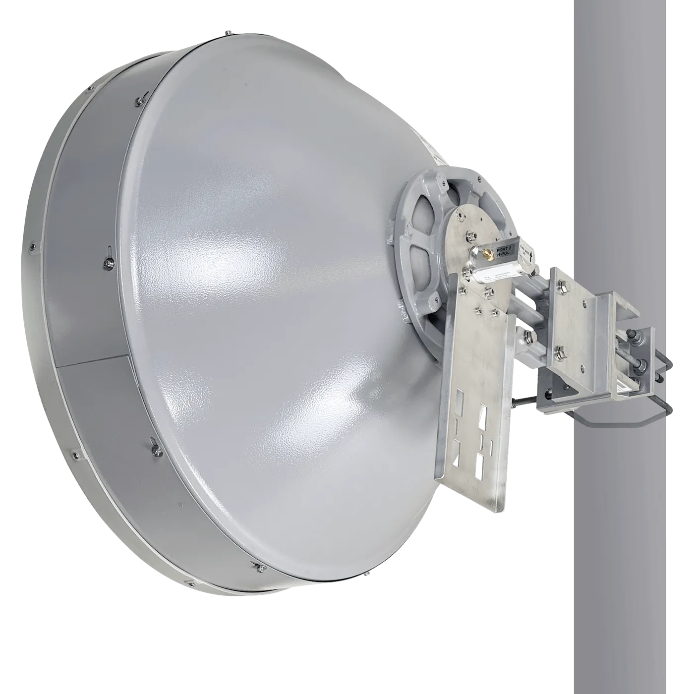 Antena ALGCOM UHP-34 34dBi 10-117GHz 0.6m ISO RAD 2x2 2-N-H 3 grados 3
