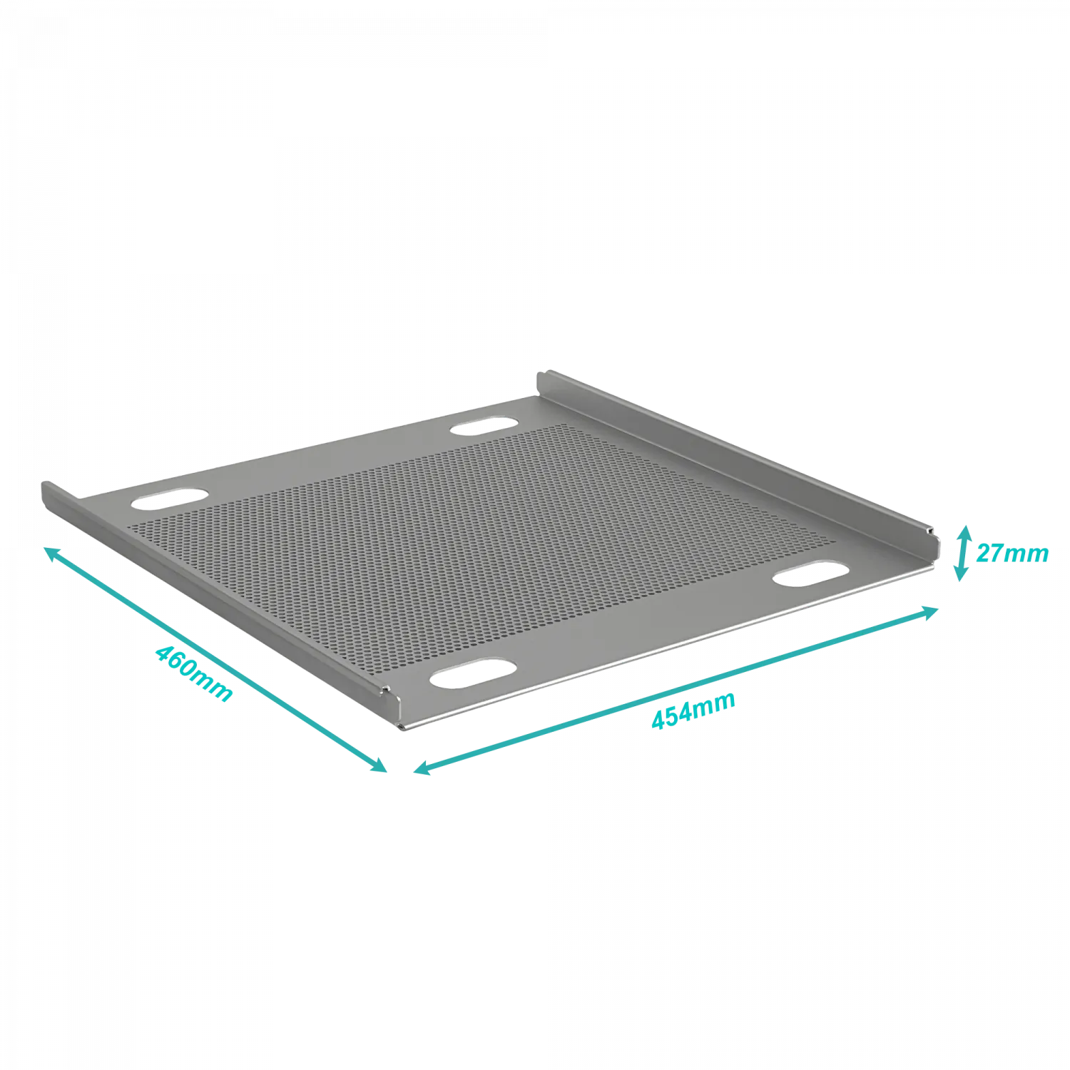 Bandeja Ventilada Ubiquiti URACK-SHELF 454x460x27 mm soporta 20kg estructura robusta 5