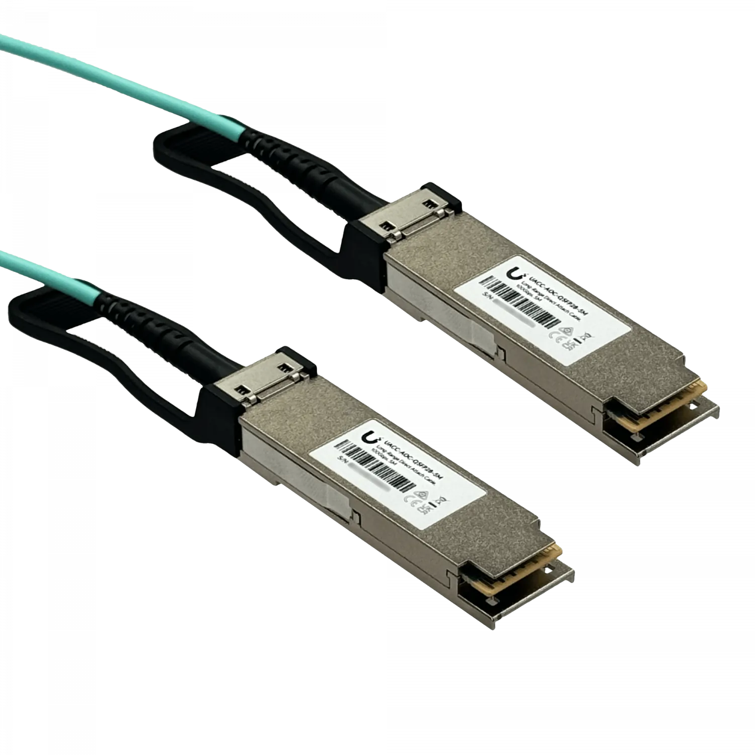 Cable AOC QSFP28 100Gbps 5m Fibra MM Ø3mm Direct Attach Ubiquiti AOC-QSFP28-5M -  4