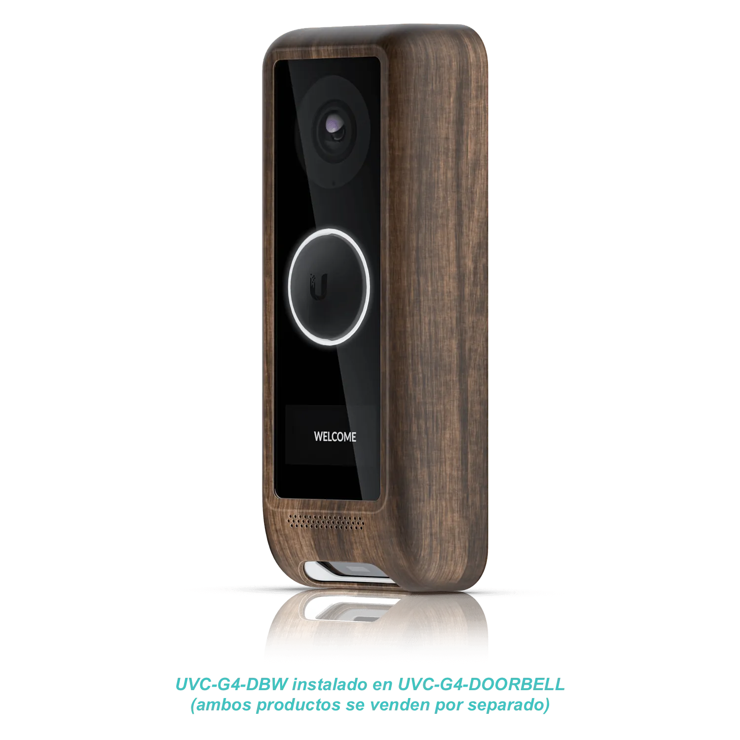 Carcasa Madera Ubiquiti UVC-G4-DB-Wood para Timbre UVC-G4-Doorbell 2