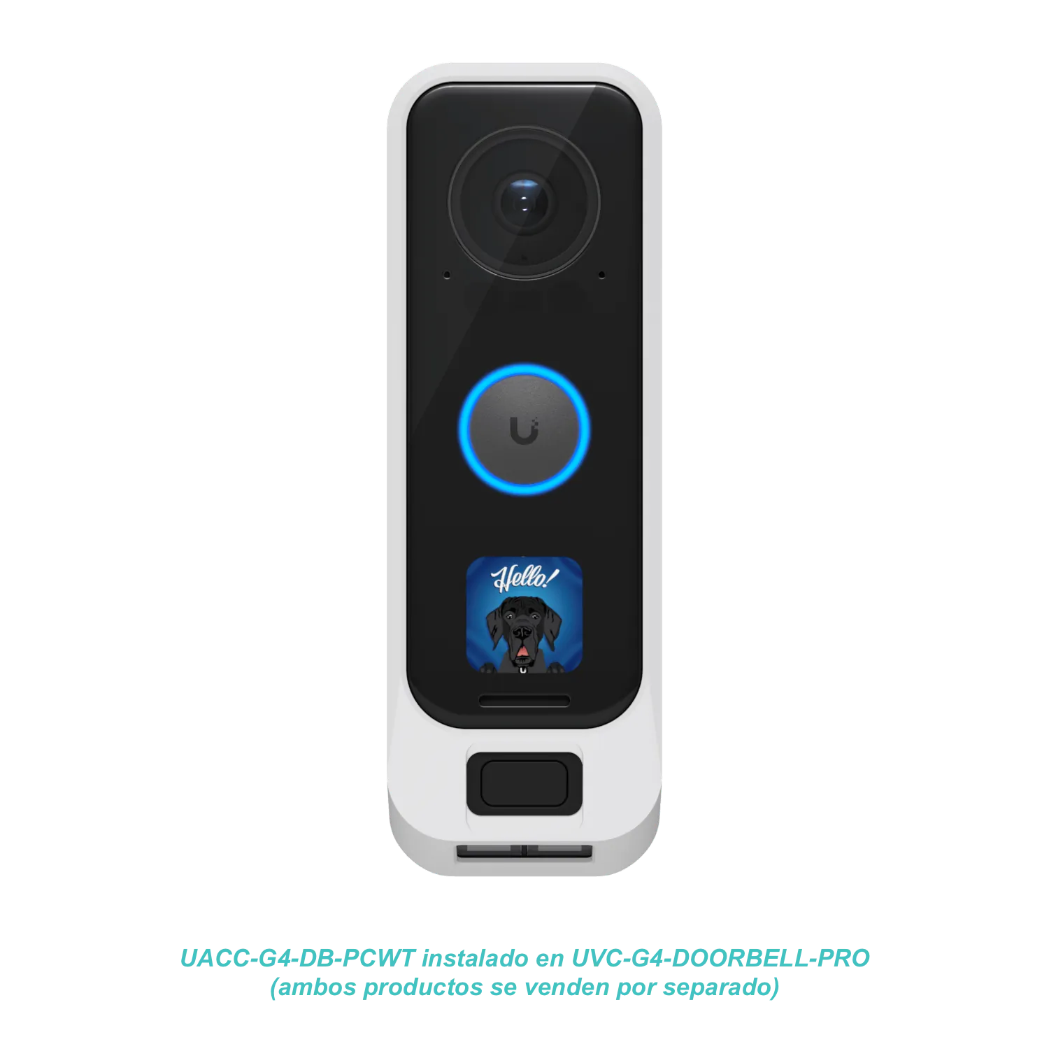 Carcasa plateada para G4 Doorbell Pro, policarbonato, Ubiquiti UACC-G4-DB-Pro-Cover 3