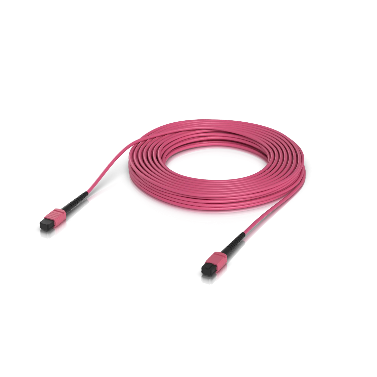 Cable Fibra Ubiquiti JF4MM15U MPO-MPO 12 fibras OM4 MM LSZH 15m Type-B jumper duplex 3