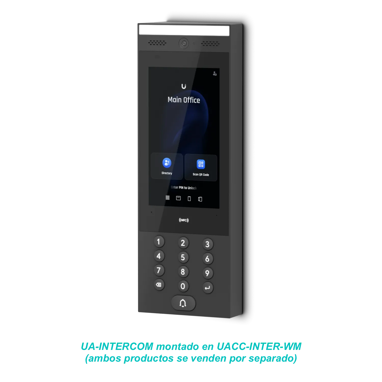 Accesorio Montaje Ubiquiti UACC-INTER-WM angulo interno 20 grados para UA-Intercom 5