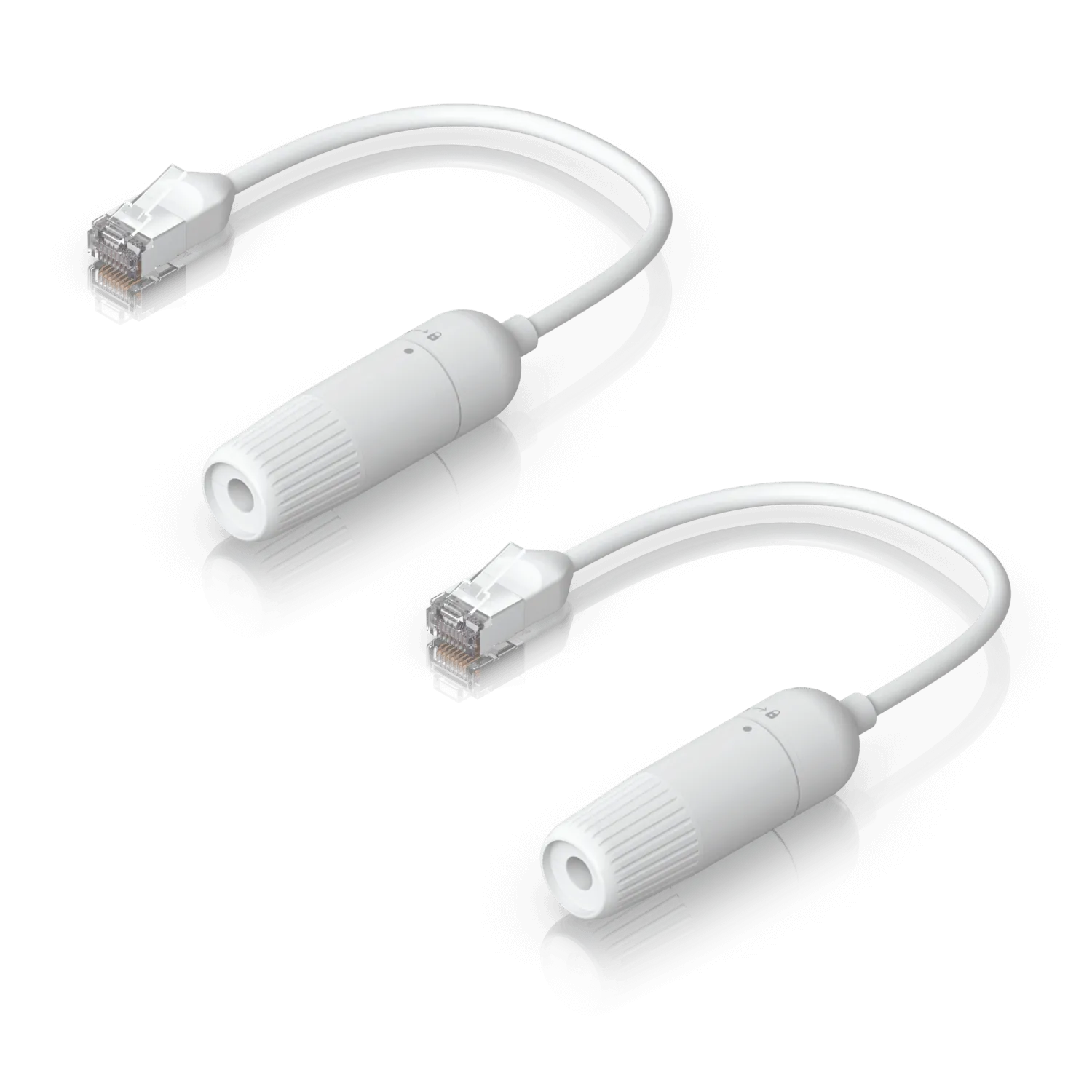 Pack 2 Acopladores Extensión RJ45 Cat6A Blindado Macho-Hembra, Ubiquiti RJ45-15MM  5