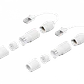 Pack 2 Acopladores Extensión RJ45 Cat6A Blindado Macho-Hembra, Ubiquiti RJ45-15MM  - Miniatura 4