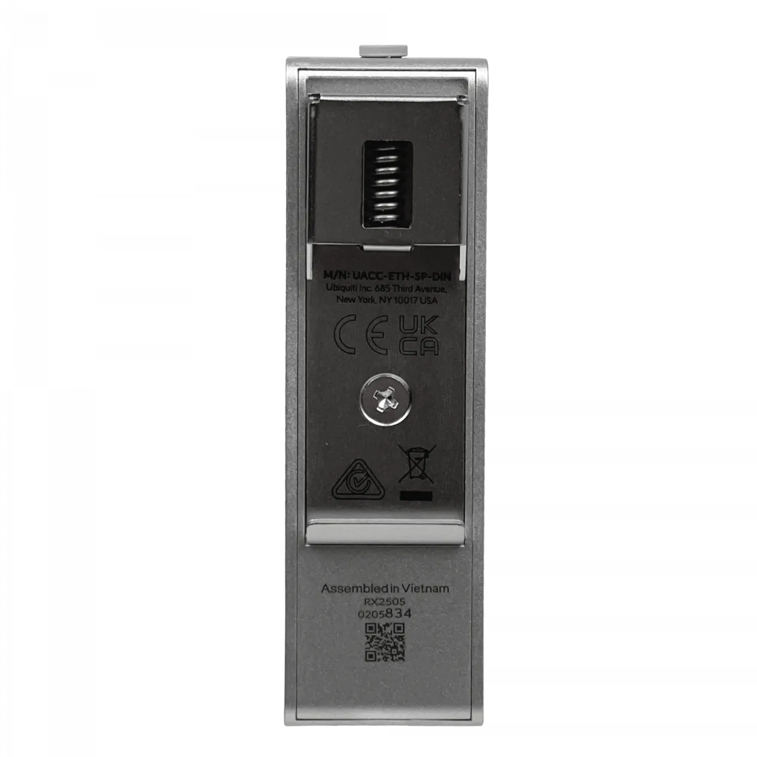 Protector de Sobretensión Ubiquiti UACC-ETH-SP-DIN 20kA, PoE, 10Gbps, 2 Puertos RJ45, Riel DIN 2