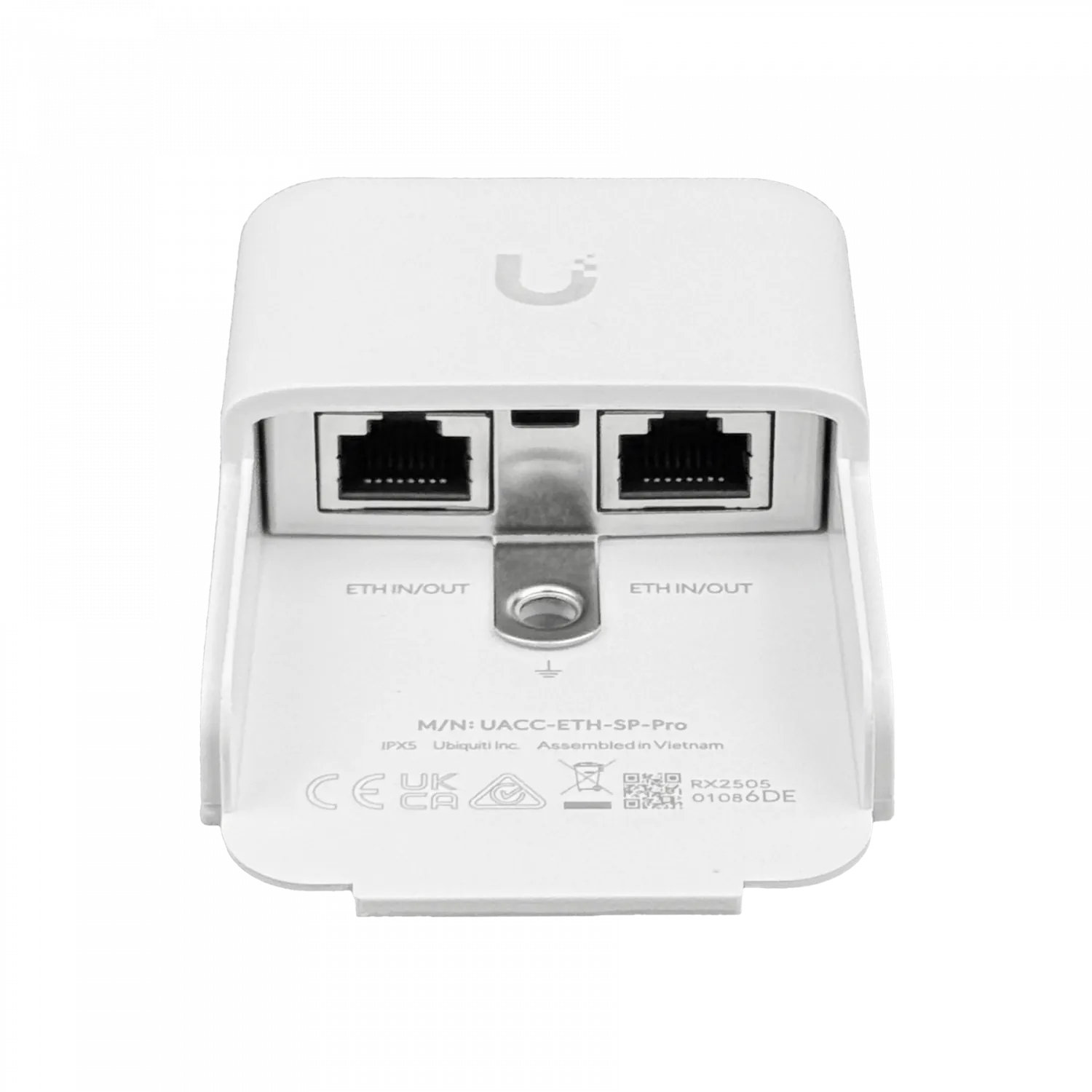 Protector Sobretension Exterior Ubiquiti ETH-SP-PRO 20kA 2xRJ45 10Gbps PoE++ seguridad avanzada 3