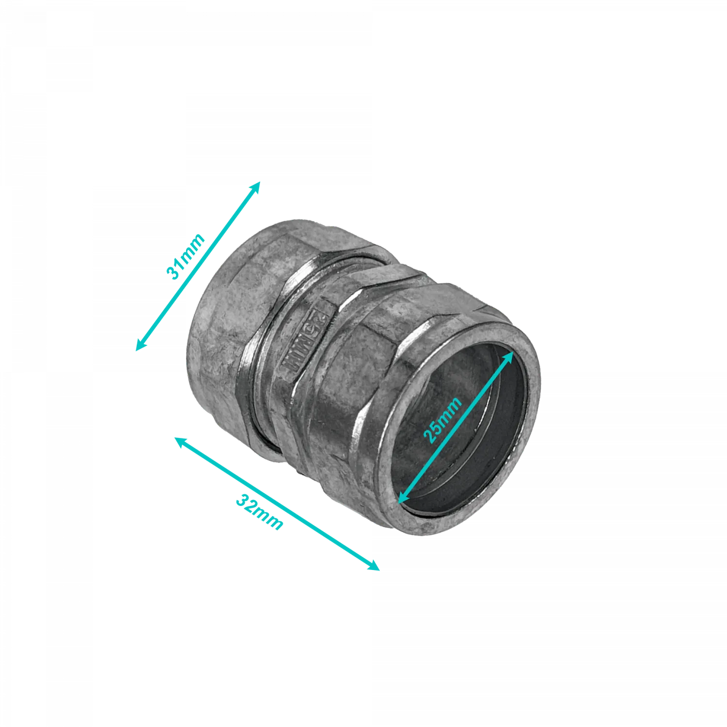 25mm Copla de Compresin Acero Galvanizado Para Conduit EMT 25mm 5