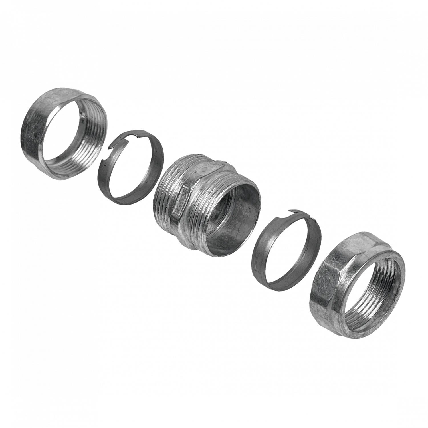 25mm Copla de Compresin Acero Galvanizado Para Conduit EMT 25mm 3