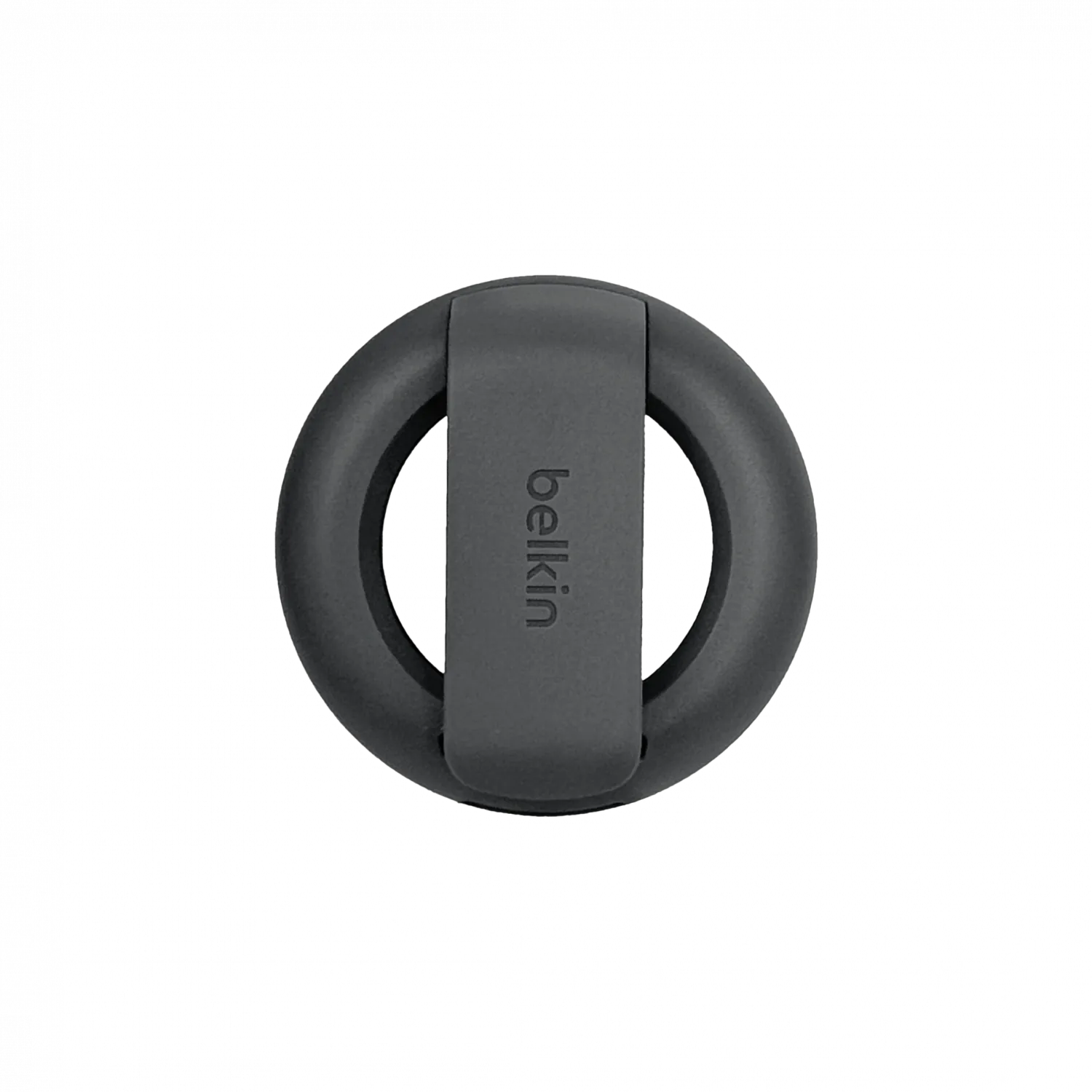 Porta AirTag Gris c/Clip Para Llavero/Bolso 2