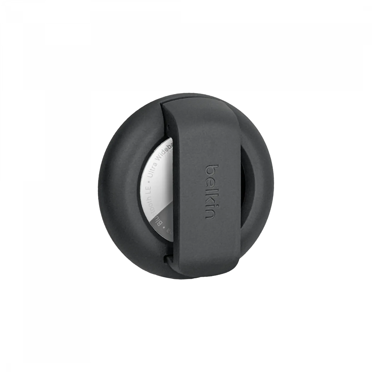 Porta AirTag Gris c/Clip Para Llavero/Bolso 7