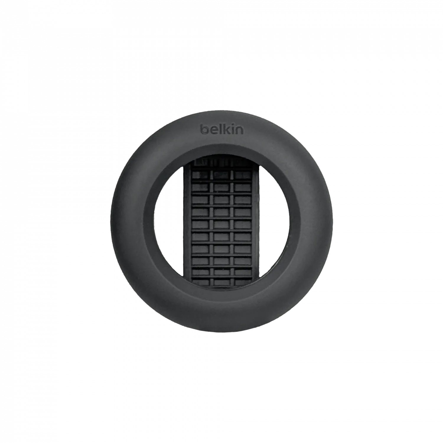 Porta AirTag Gris c/Clip Para Llavero/Bolso 6