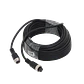 Cable GX12-4-10M 10 Metros, Conector Aviación 4 Pines GX12, Macho a Hembra - Miniatura 3