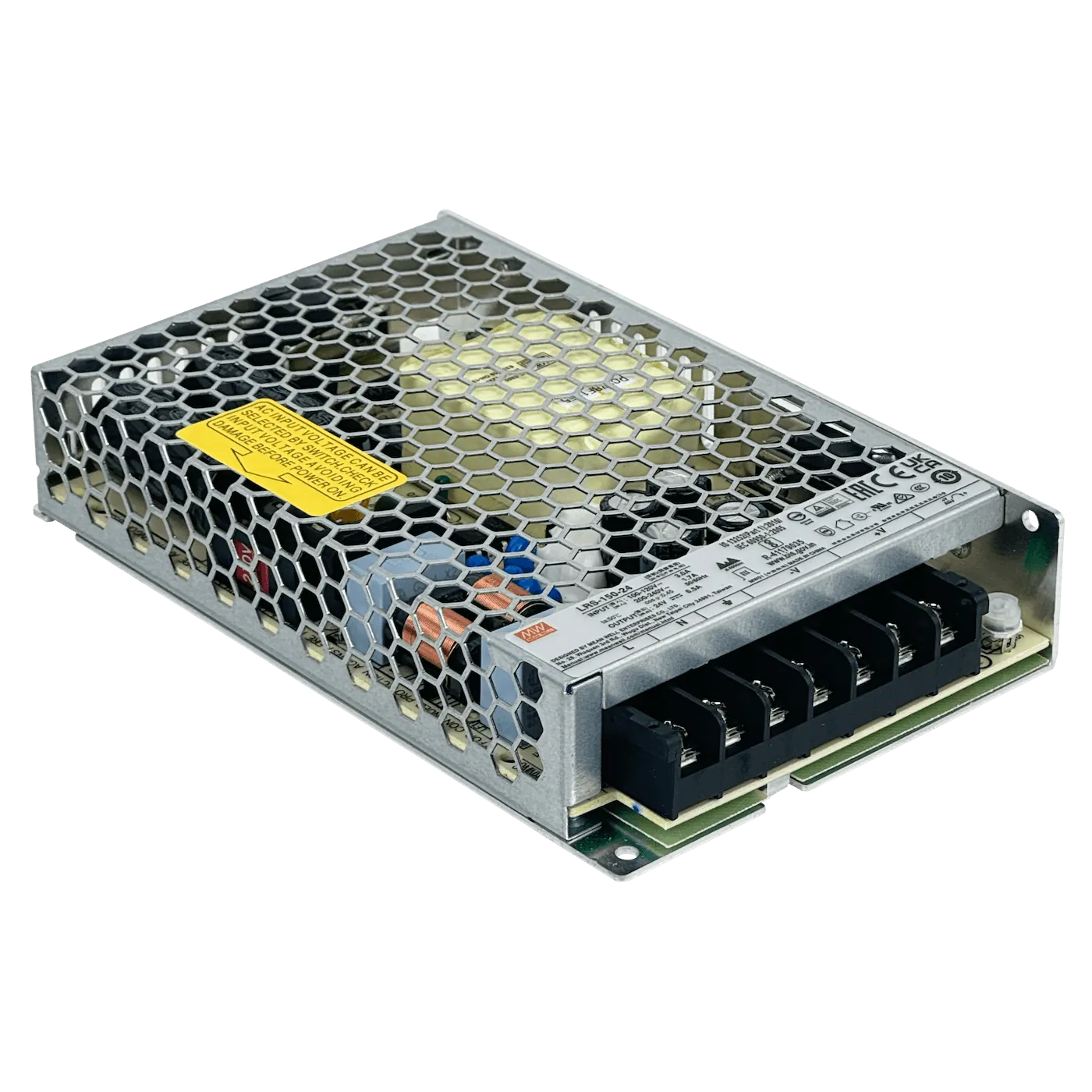 MEANWELL 156W 24V 6,5A Open-Frame Fuente-Poder 100-240VAC 5