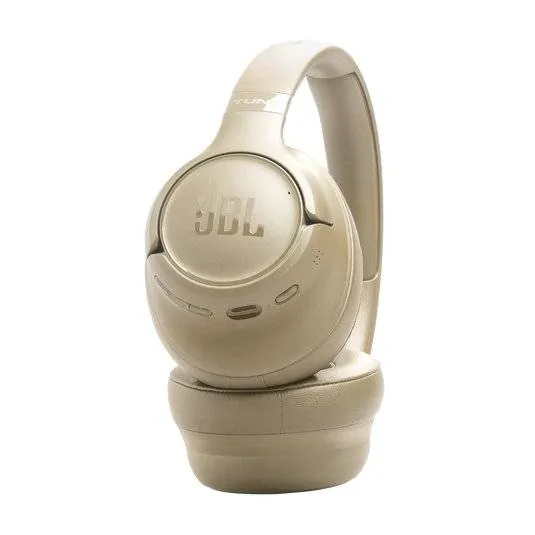Audífonos Bluetooth JBL Tune 730BT Over-Ear, Hasta 76 Hrs de reproduccion, JBL puse Bass, Beige 4