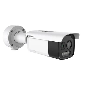 Camara Bi-espectro Hikvision HM-TD2618-10/G0/T1A, Termica y optica, 5 MP,. Lente termico 9.7mm, Poe+
