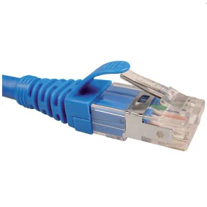 Cable UTP Patch Cord S/FTP Cat6a 1m  AZUL