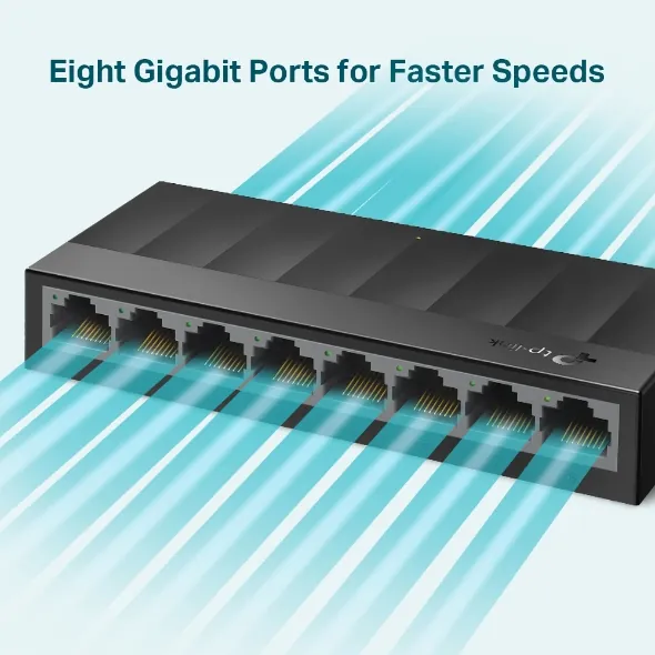 Switch de escritorio TP-LINK 8-port Gigabit LS1008G 3