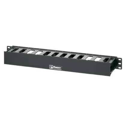 Organizador de Cables de Red Panduit, para Cable 5e y 6 1U 2