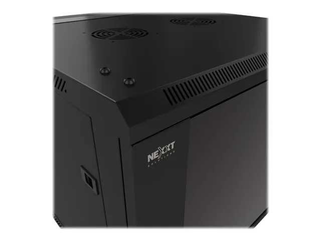 Gabinete Rack 9U de pared fijo 600x600mm 2 ventiladores NXT 4