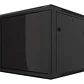 Gabinete Rack 18U de pared fijo 600x600mm 2 ventiladores - Miniatura 1