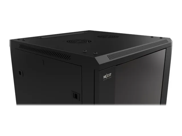 Gabinete Rack 18U de pared fijo 600x600mm 2 ventiladores 6
