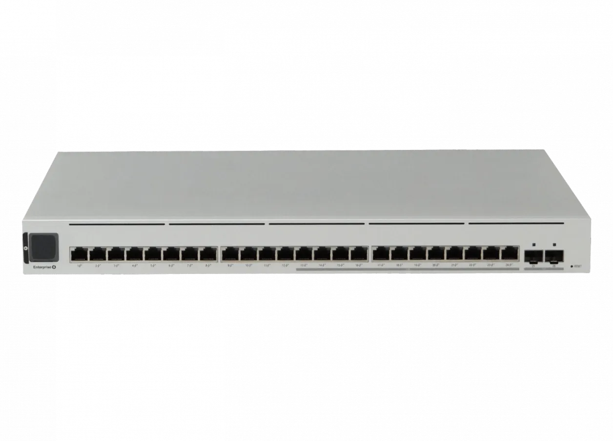 Switch Ubiquiti L3 USW-Enterprise-24-PoE  24-port PoE+ - 12xGE y 12x2.5GE 400W 2xSFP+ 8