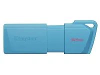 Pendrive Kingston DataTraveler Exodia M, 64GB, USB 3.2 Gen 1, Neon Aqua Blue 2