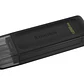 Pendrive Kingston DataTraveler DT70, 128GB, USB-C 3.2, Negro - Miniatura 2