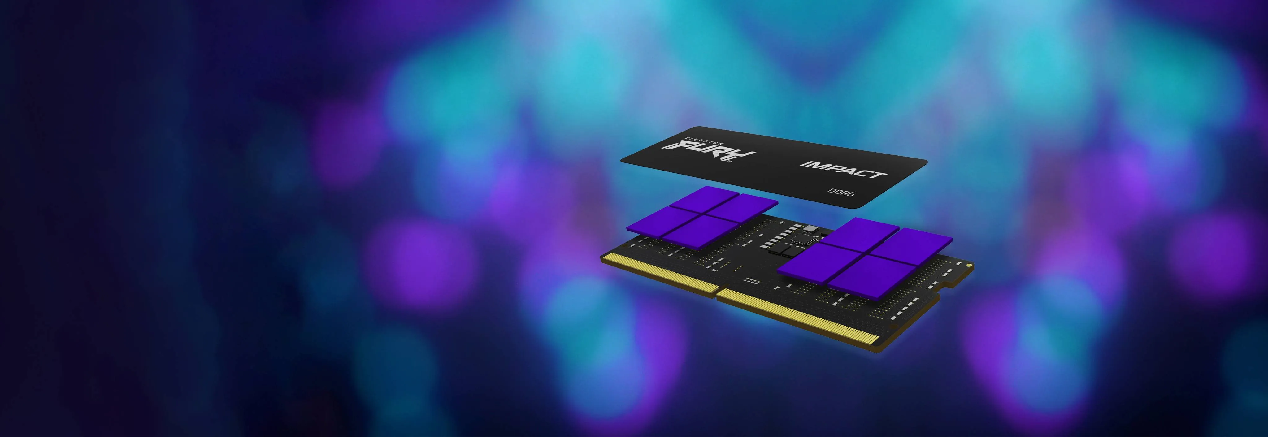 Memoria RAM para Notebook DDR5 32GB 5600MT/s Kingston FURY Impact, CL40, SO-DIMM, 1.1V 11