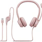 Audífonos con Micrófono Logitech H390, Micrófono c/ Supresión de Ruido, Rosado - Miniatura 5