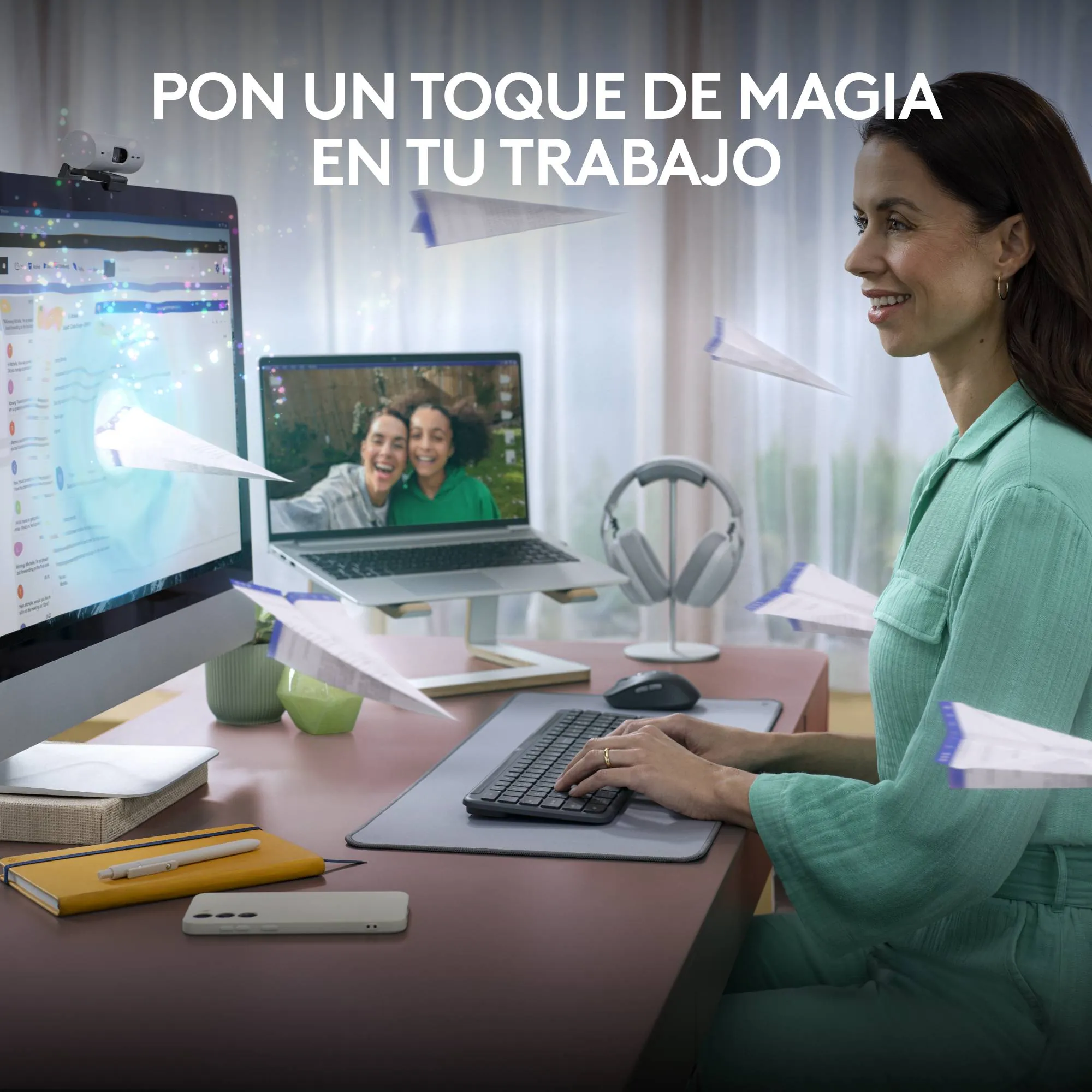 Teclado Inalámbrico Logitech Signature Slim Keyboard K950, Receptor USB Logi Bolt 2