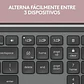 Teclado Inalámbrico Logitech Signature Slim Keyboard K950, Receptor USB Logi Bolt - Miniatura 3