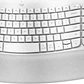 Teclado Ergonómico Inalámbrico Logitech WAVE KEYS, reposamanos acolchado, Blanco Crudo - Miniatura 1