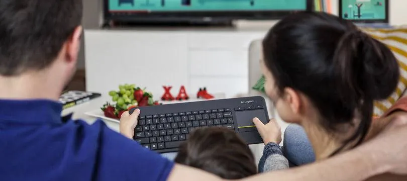 Teclado Wireless Touch Logitech K400 Plus Smart TV, Español 3