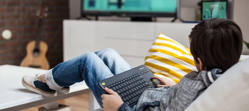 Teclado Wireless Touch Logitech K400 Plus Smart TV, Español 4