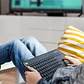 Teclado Wireless Touch Logitech K400 Plus Smart TV, Español - Miniatura 4