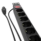 Regleta para Montaje en Bastidor PDU Nexxt Solutions de 8 Tomacorrientes 220VCA - Miniatura 1