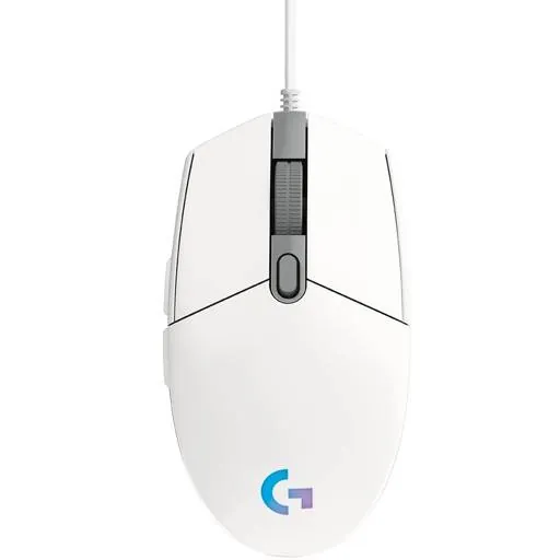 Mouse Gamer Logitech G203 RGB LIGHTSYNC, 6 botones programables, 8.000 DPI, White 2