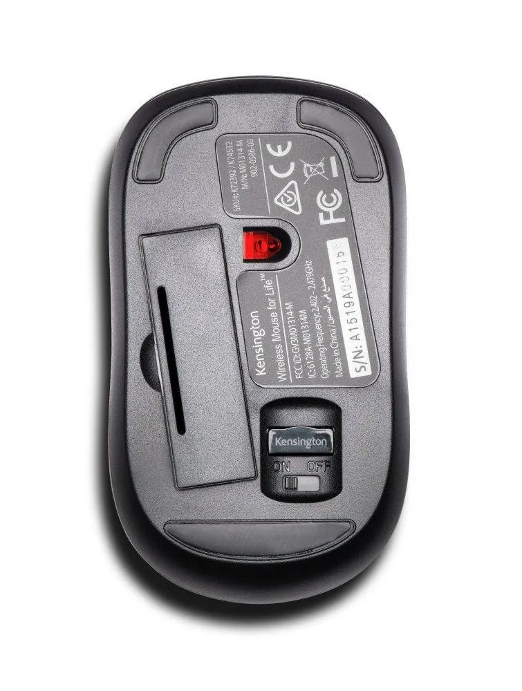 Mouse Kensington For Life, 3 Botones, 1000DPI, Negro 5