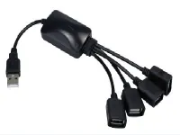 Hub USB 2.0 de 1 puerto USB da 4 puertos USB XTECH 2