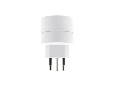 Protector de voltaje 2 tomas CAP 1500W giratorio blanco Forza 2