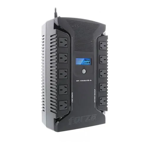 UPS FORZA HT-1002LCD-C Interactiva, 1000VA/500W, 12 Tomas, USB, AC 220V 4