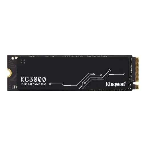Unidad SSD Kingston KC3000, 512GB, M.2 2280, NVMe PCIe 4.0 x4, Lectura 7000MB/s Escritura 3900MB/s 1