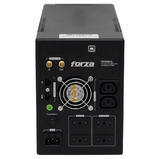 UPS FORZA FX-2200LCD-C 2200VA 1200W, Interactiva, USB, LCD, 4 Tomas, 220V 2