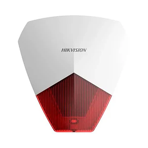 Alarma de Sirena Hikvision DS-PS1-R, C/Cable, LED Flash Rojo, IP54, 105dB