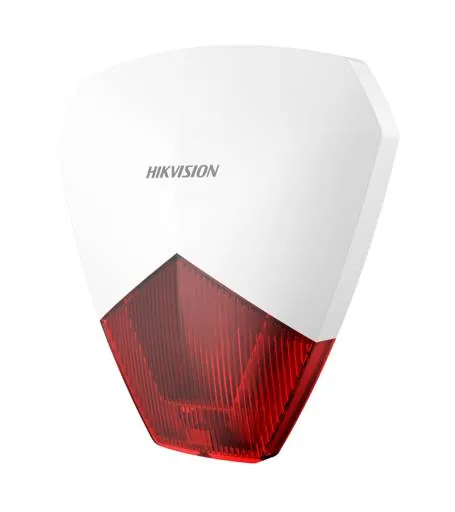 Alarma de Sirena Hikvision DS-PS1-R, C/Cable, LED Flash Rojo, IP54, 105dB 3