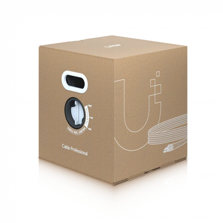 Caja Cable Exterior Pro Cat5e Ubiquiti UISP STP Negro 305m 6mm 4