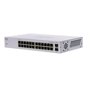 Switch Cisco Gigabit Ethernet Business 110, 24 P 10/100/1000Mbps+2 P SFP, 48 Gb/s, No Administrable