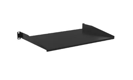 Bandeja Sencilla Lisa de 1U Nexxt Solutions, Rackeable, Hasta 20kg. Negro 1